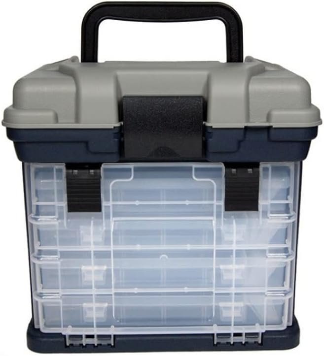Fishing Tackle Box, Multi-function Fishing Tool Storage Box, Portable Fishing Box for Lakes, Rivers