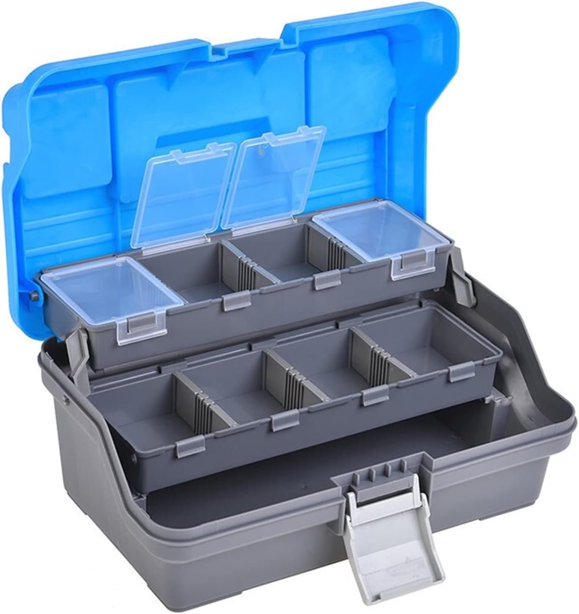 Waterproof 3 Layer Fishing Tackle Box Fly Fishing Storage Case Portable Fishing Gear Resistant Storage Box