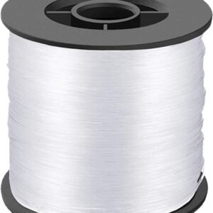 200 Meters Fishing Line, 0.8mm 57LB Clear Fishing Line Monofilament Nylon Fishing Line Invisible Hanging Wire Thickened Nylon Thread for Fishing, Hanging, Crafts