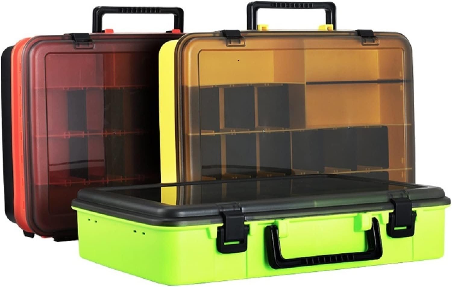 Large-Capacity Double-Layer Fishing Tackle Box H Box Multifunctional Carp Fishing Accessories Storage Box Portable Bait Box (4) - Image 2